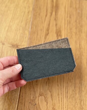 Etui na karty kaszmir + C, marmollada