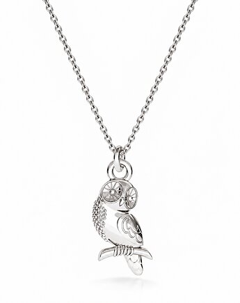 SOWA - naszyjnik srebro, złoto, różowe złoto, ISSI Jewelry