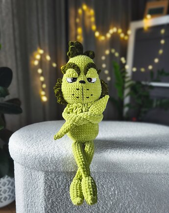 Maskotka Grinch, Prezent na Mikołaja, Prezent przytulanka dla dziecka, EcoToysByNastya