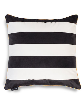 STRIPES CZARNO-BIAŁA PODUSZKA W PASKI 45X45, Domostory