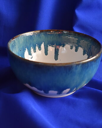 Miska ceramiczna morska, Kobaltowa Sroka