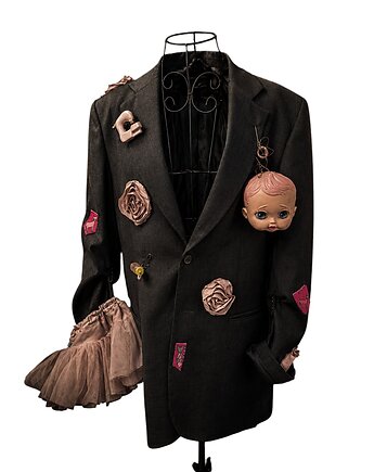 Dollhouse Blazer One of One Upcycled Statement Piece XS-L, prettydecay.studio