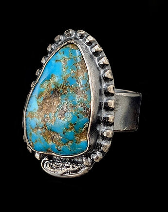 Pierścionek surowy turkus, Pracownia Neores