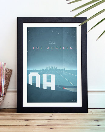 Los Angeles - vintage plakat 50x70 cm, minimalmill