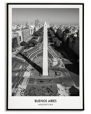 Plakat miasto Buenos Aires ARGENTYNA  obraz, Bajkowe Obrazki