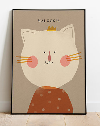 Plakat z imieniem  kotek, OKAZJE - Prezent na Dzień Kobiet