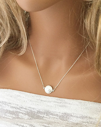 Elegancki Naszyjnik srebro,, Anemon Atelier