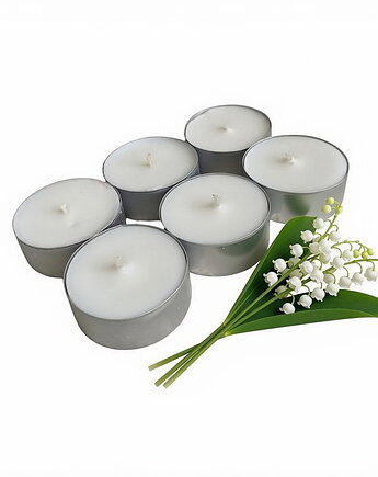 Lily of The Valley 6 szt./ tealight 85g- wosk sojowy (inne zapachy), Coccola JEWELLERY