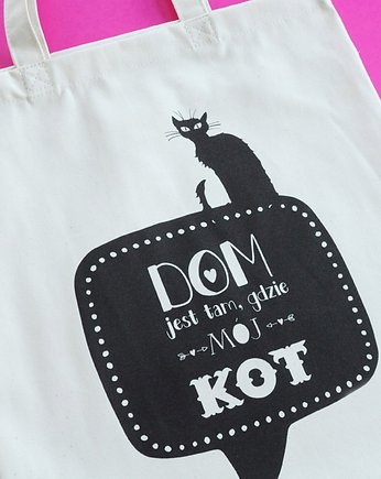 Dom jest tam gdzie mój kot, torba zakupowa, Sowia Aleja