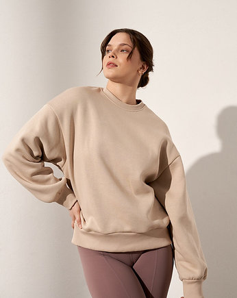 Bluza do jogi JUST PERFECT Oversize Sweatshirt - sandy beach m/l, Moonholi