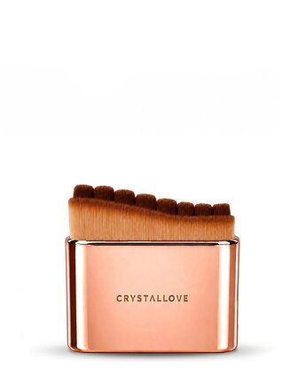 CRYSTALLOVE V-SHAPE Contour Face Brush - gold, CRYSTALLOVE