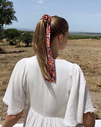 Scrunchie Lena z odwiązywaną szarfą - Medium, Volie Line