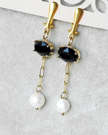 KLIPSY CONTESSA srebro pokryte 24K złotem, Chodelska Art Studio