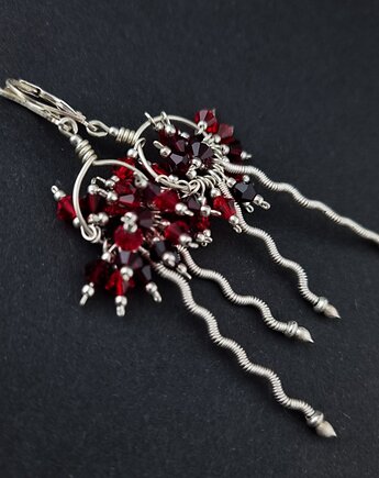 Kolczyki Swarovski Kwitnące grona, Anna Mroczek