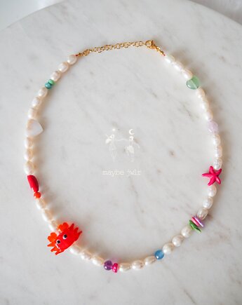 Naszyjnik z pereł naturalnych z krabem, Maybe Jwlr