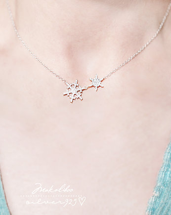 MAKALIBOO COLLECTION Płatki Śniegu srebro, Ewa Saj  Silver