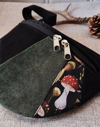 Nerka półksiężyc muchomorek patchwork, Zapętlona Nitka