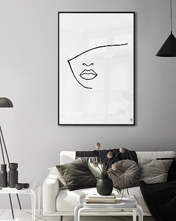 ?Plakat - twarz kobiety, Futuro Design