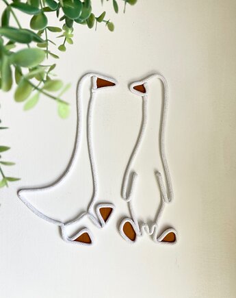 Gąski do pokoju dziecięcego w stylu farmhouse, Ren Art gifts