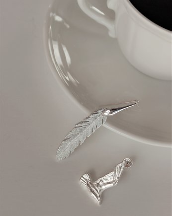 Kolczyki pozłacane "Rozwiń skrzydła", Koenner Jewellery