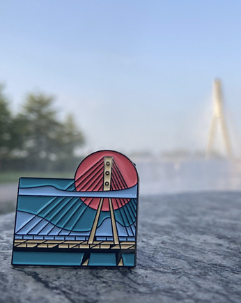 Pin Warszawa - Most Świętokrzyski, Adam Kosik