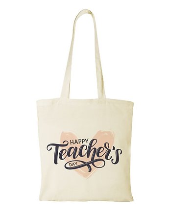 Torba bawełniana "Happy Teacher's day", Fotobloki and decor