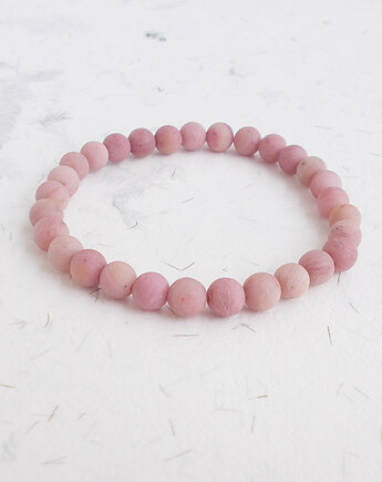 Rodonit matowy Bransoletka, galeria nuit