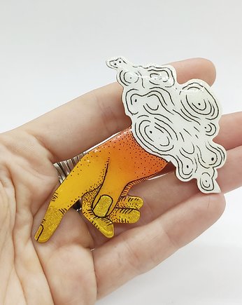 Broszka MAGIC HAND, Made in Forest