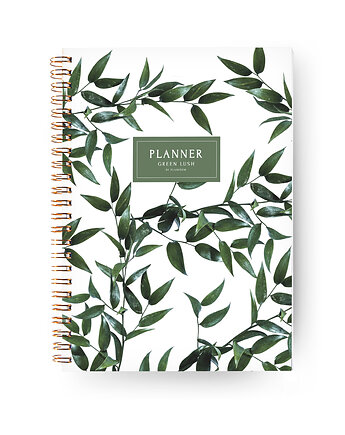 Planer Dzienny Niedatowany A5 Green Lush, Planerum