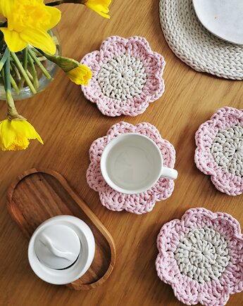 Podkładki kwiatki 6 szt., Lana Design