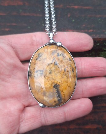 Szalony agat - wisiorek, po drugiej stronie lustra