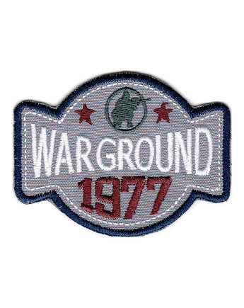 Naszywka naprasowanka WARGROUND termo haft 7,5x5,7cm, Wyszywane