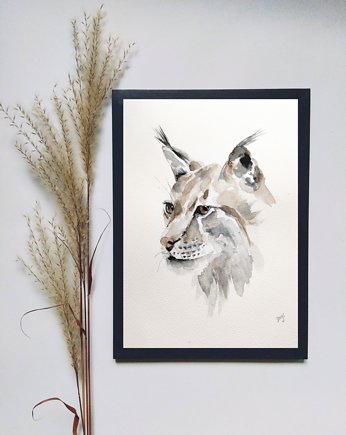 Akwarela ryś, Wiktoria Borys Art