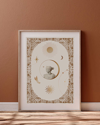 Plakat Moon&Sun A3, Anita Tomala
