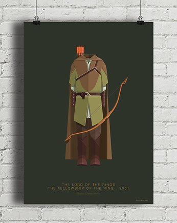 Plakat The Lord of the Rings - Legolas, minimalmill