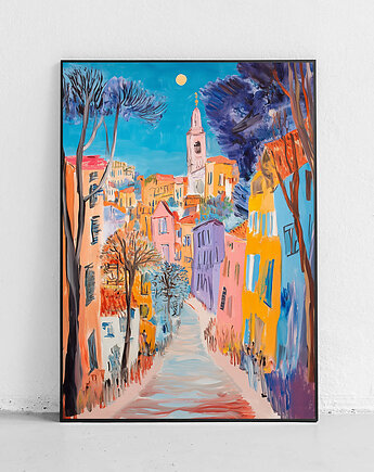 Plakat Ulica w kolorach zachodu, Harvest Maison