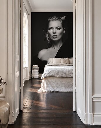 Tapeta  - Kate Moss, Dekoracje PATKA Patrycja Kita
