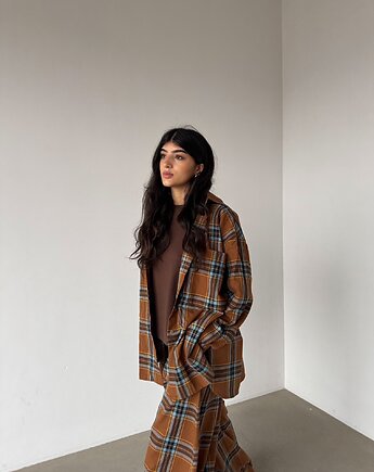 KOSZULA flanelowa w kratę HOLLY 100% bawełniana, elevenstory