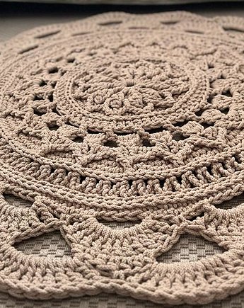 Okrągły dywan bawełniany Rich Patterns 120 cm, Knitting Factory