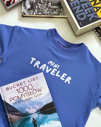 Bluza dziecięca MINI TRAVELER - lawendowa, Wear Your Journey