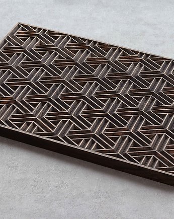 Panel ścienny 3D z drewna dębowego 50x35cm, navdesign