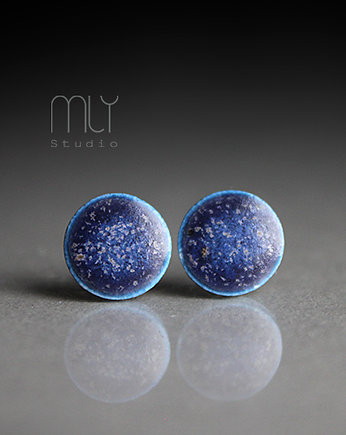 Lazurowe 6mm/stal chirurgiczna/, Magda Łysiak