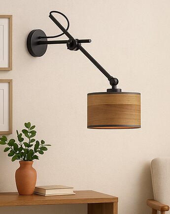 Kinkiet na regulowanym ramieniu HAMILTON ECO do czytania w sypialni, LYSNE
