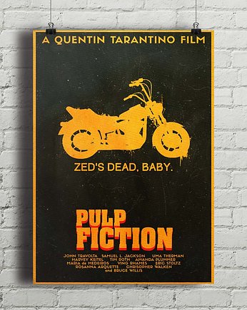 Plakat Pulp Fiction, minimalmill