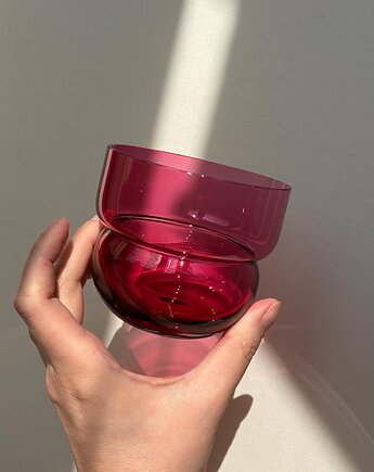 SZKLANKI Runo Regular  (2szt) fuksja, FORMY PROSTE