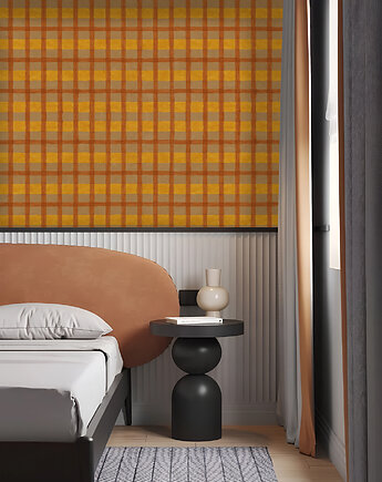 Tapeta - W kratkę, Dekoracje PATKA Patrycja Kita