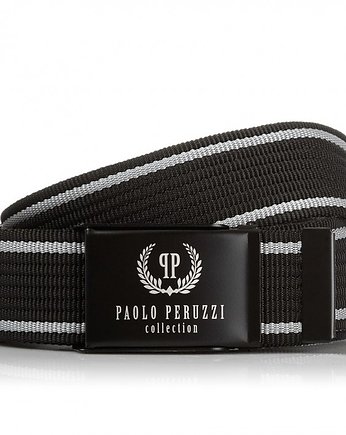 CZARNY PASEK MĘSKI PAOLO PERUZZI PW-10-PP 115 CM, Paolo Peruzzi