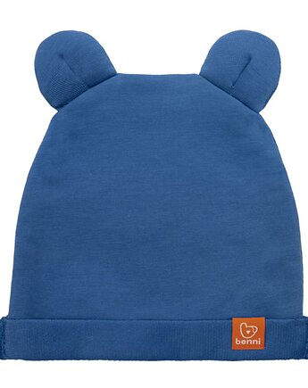 Czapka BEANIE BEAR - niebieska, Benni
