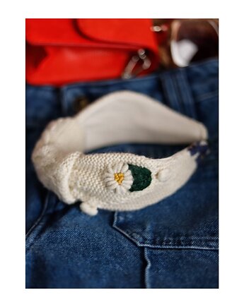 Opaska cottage z haftem, Celina Parysów