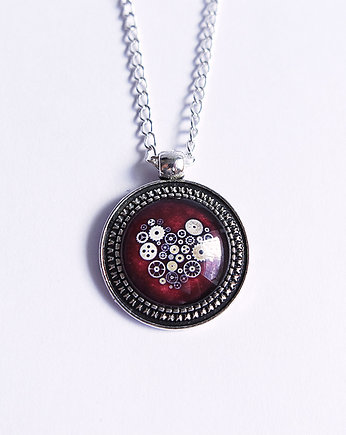 Medalion - Serce steampunk - 2 cm, yenoo